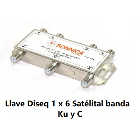 Llave Diseq 1 x 6 Satélite