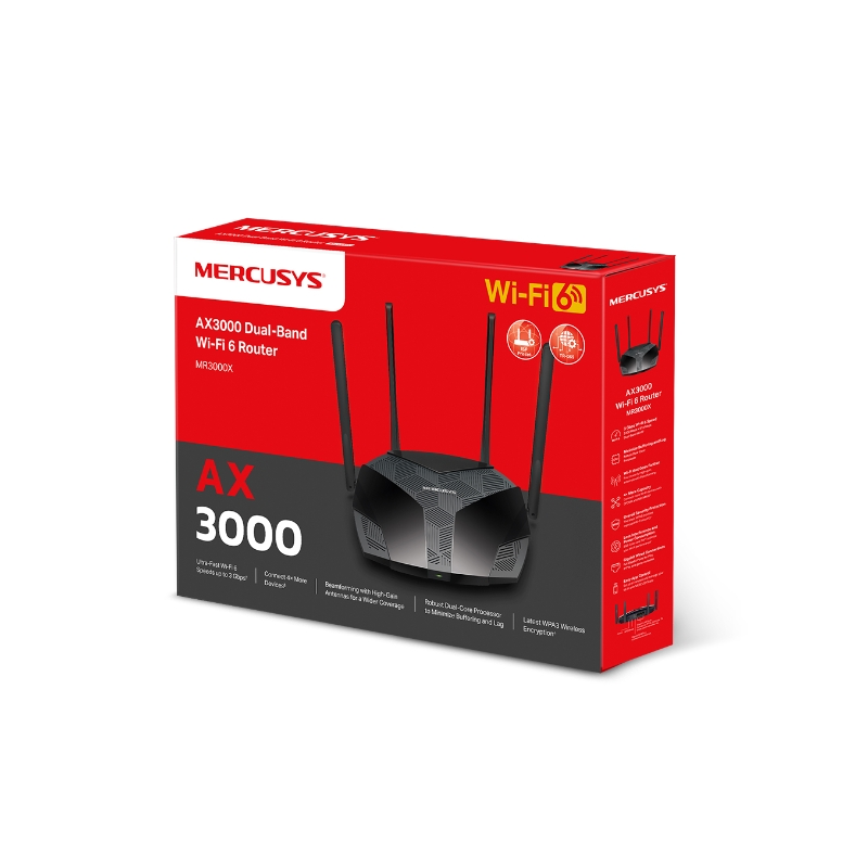 Router Mercusys AX3000 MR80X