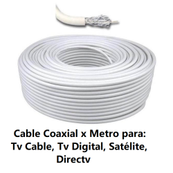 Cable Coaxial RG6 x Metro