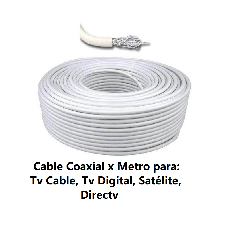 Cable Coaxial RG6 x Metro